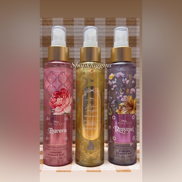 Bath & Body Works Other - NEW B&BW Disney Princess Diamond Shimmer🌟 Aurora, Rapunzel , Life’s A Fairytale
